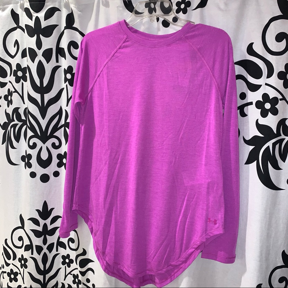 Under Armour Long Sleeve Keyhole Back Shirt